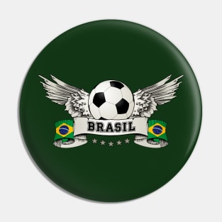 World Cup Brazil Vintage Supporter Gear Pin