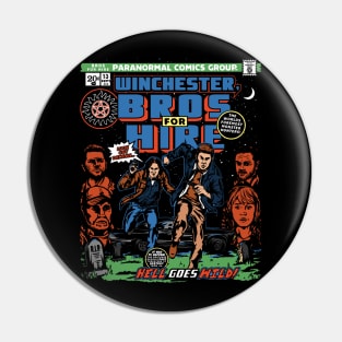 Winchester bros for hire Pin