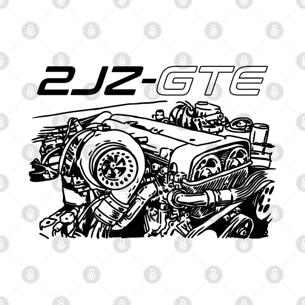 2JZ GTE Supra Engine by celengan