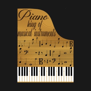 Piano music instrument T-Shirt