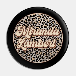 Classic Music Lambert Personalized Name Circle Birthday Pin