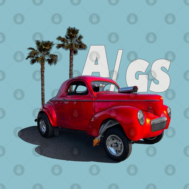 1941 Willys Coupe Gasser A/GS by hotroddude