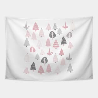 Pink Trees Tapestry