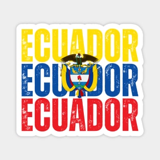 Ecuador flag, ecuadorian flag Magnet
