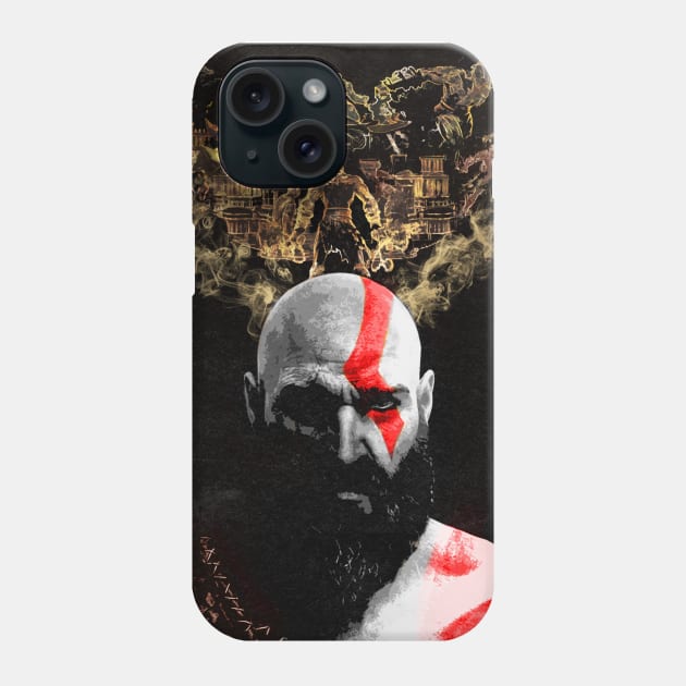 Kratos God Of War Phone Case by Insanity_Saint