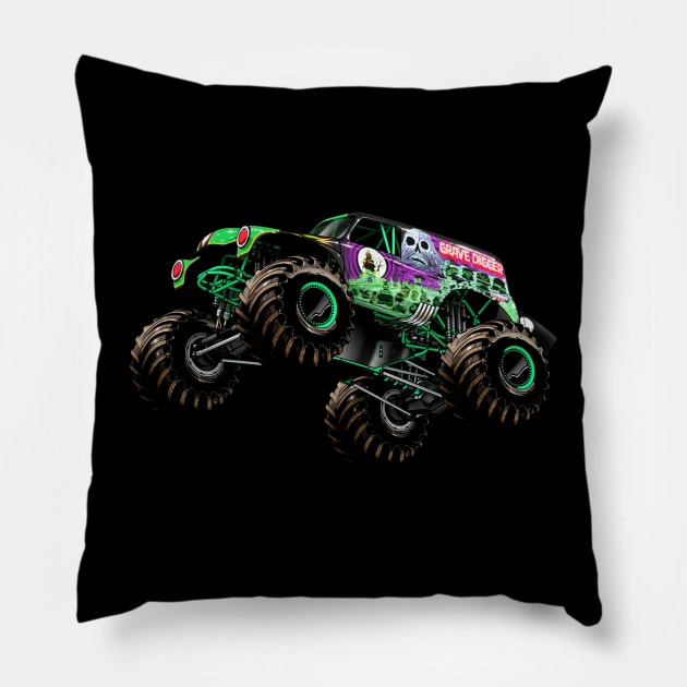 The Green Digg Pillow by rickyrickbob