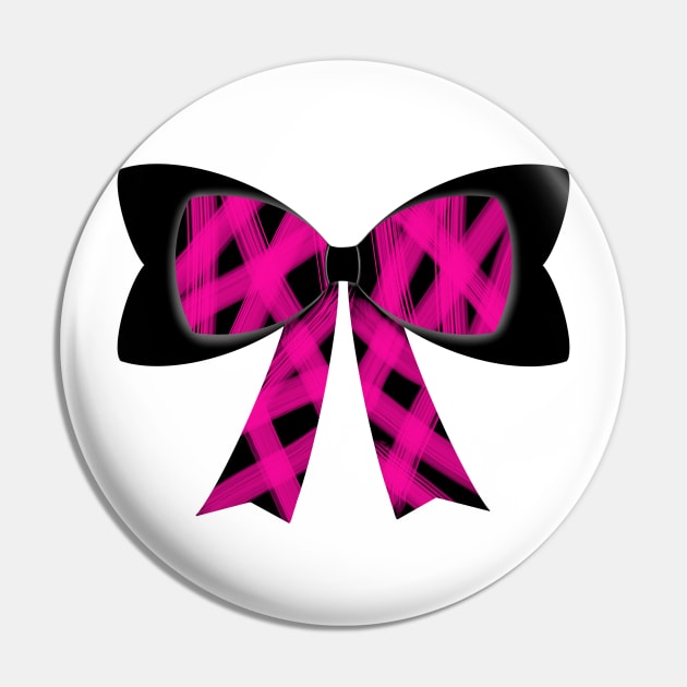 Bright pink streaks bow Pin by tothemoons