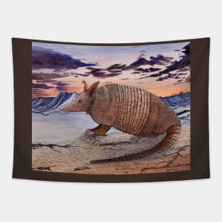 Armadillo Sunset Tapestry