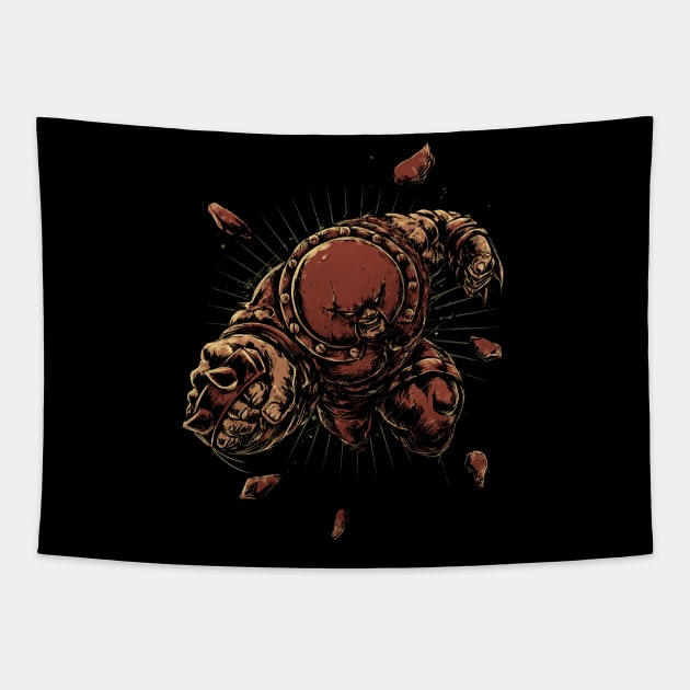 Juggernaut Tapestry by Bodya