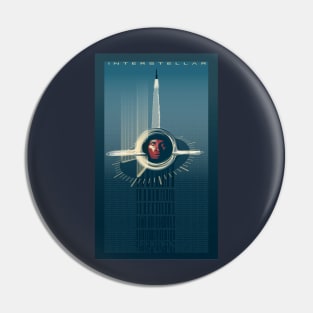 Interstellar retro poster Pin