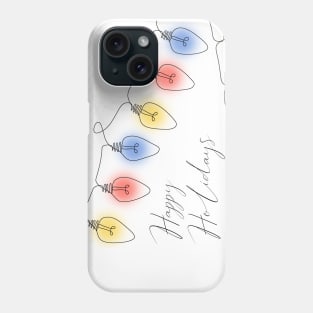 Happy Holidays Lights Phone Case