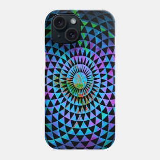 Cosmic Geometric Matrix Phone Case