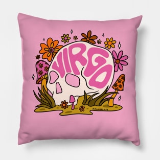 Virgo Skull Pillow