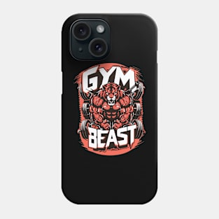 Ferocious Gym Beast Weightlifting Workout Design Phone Case