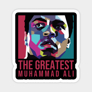 The Greatest Muhammad Ali in WPAP Magnet