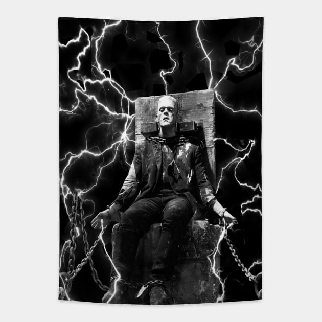 Frankenstein Electric Tapestry by icarusismartdesigns