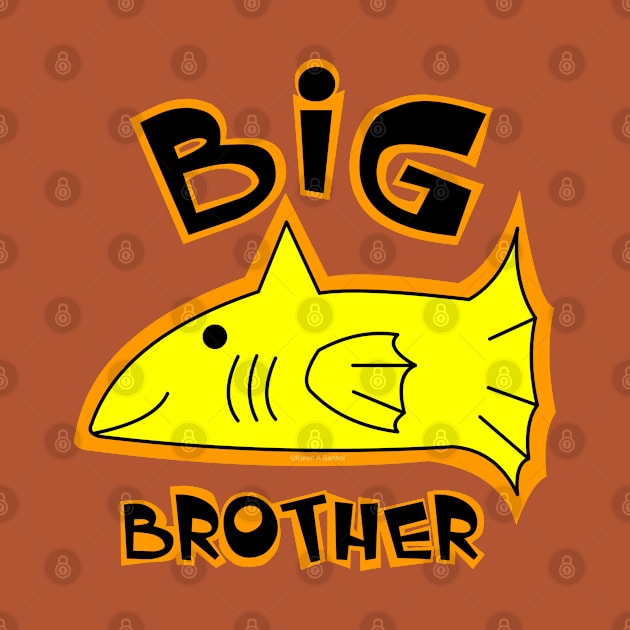 Big Brother Yellow Fish by Barthol Graphics