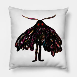 Watercolor Mothman Pillow