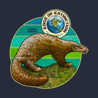 EDGE OF EXTINCTION Chinese Pangolin T-Shirt