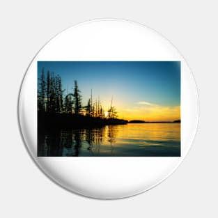 Tamarack Silhouette Sunset Pin