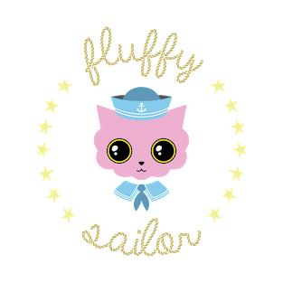 Fluffy sailor T-Shirt