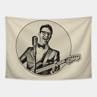 Retro Buddy Holly Tapestry