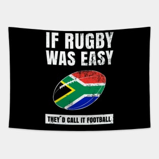 South Africa Rugby Funny Support Gift Active Tapestry