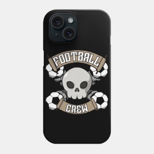 Soccer crew Jolly Roger pirate flag Phone Case