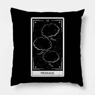 Message Dnd 5e Spells Tarot Card Dungeons and Dragons Gift Pillow