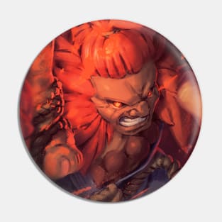 Akuma vs Bison Pin