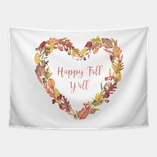 Happy Fall Y All Tapestry