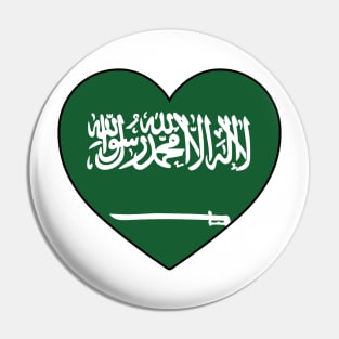 Heart - Saudi Arabia Pin