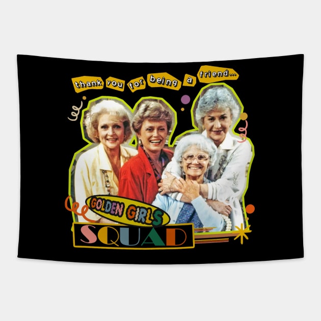 golden squad thank you for being a friend Tapestry by Luna Lovers