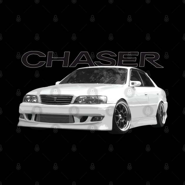 JZX100 TRD TOURER V CHASER MARK II tOYOTA Drift 1jz street car by cowtown_cowboy