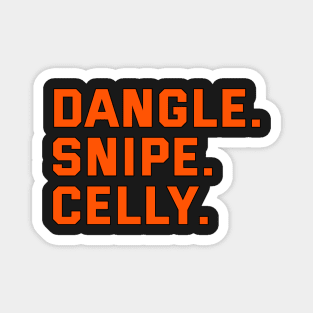 DANGLE. SNIPE. CELLY. Magnet