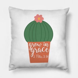 Grow In Grace Pillow