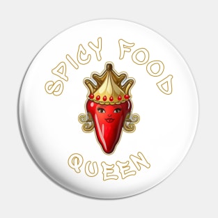 Spicy Food Queen Pin