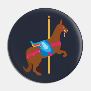 Carousel Animal Kangaroo Pin