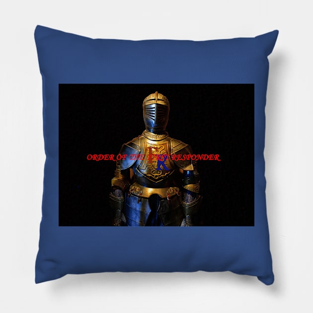 Oder of the First Responder design B Pillow by dltphoto