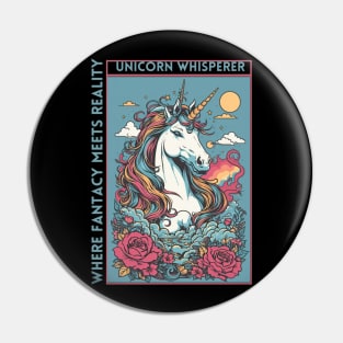 The unicorn whispers design 2 Pin