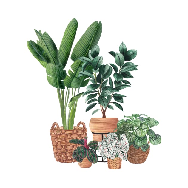 House Plants 10 by Gush Art Studio 1