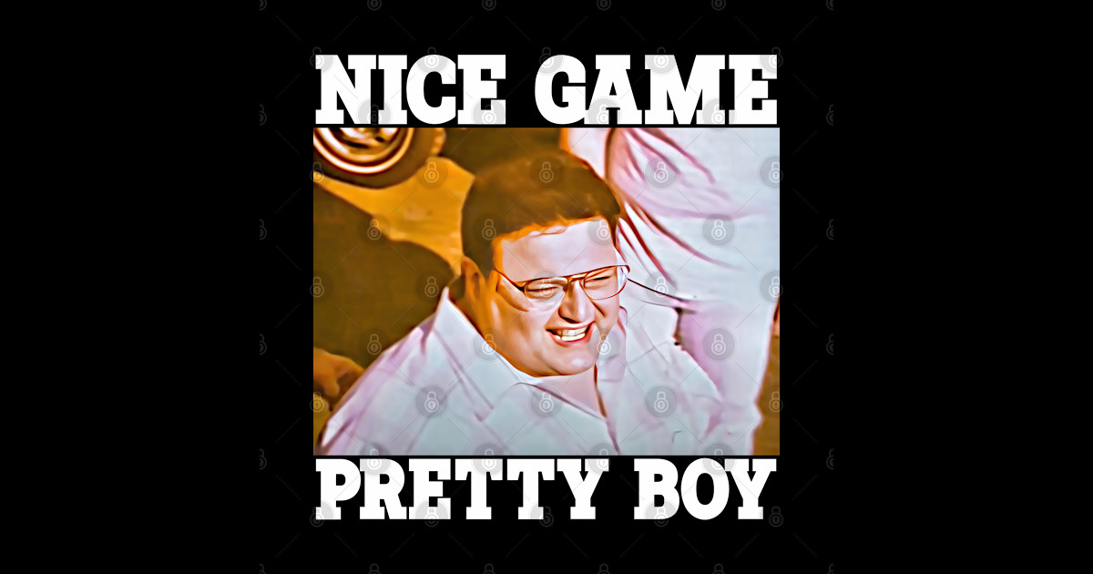 Nice Game Pretty Boy - Seinfeld - Sticker | TeePublic
