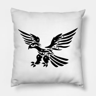 Tribal Eagle Tattoo Pillow