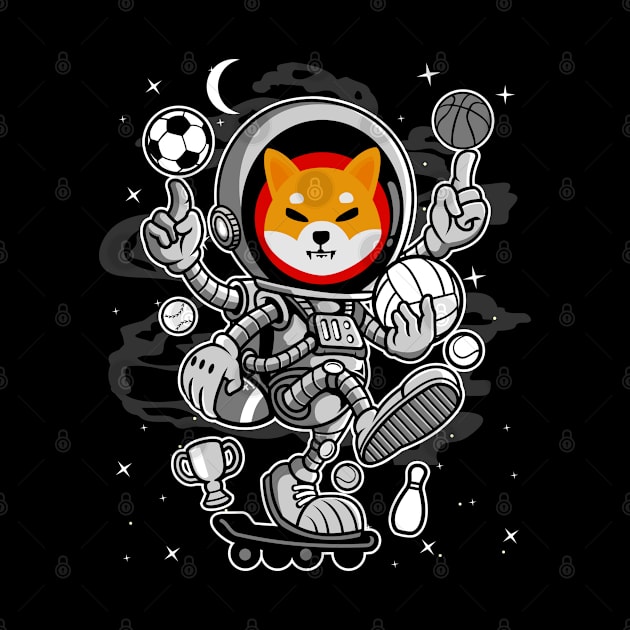 Astronaut Skate Shiba Inu Coin To The Moon Shib Army Crypto Token Cryptocurrency Blockchain Wallet Birthday Gift For Men Women Kids by Thingking About