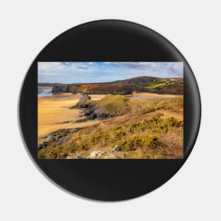 Three Cliffs Bay, Gower Pin