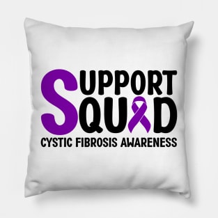 Support Squad Cystic Fibrosis Awareness Pillow