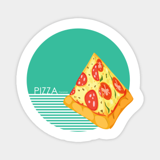 Pizza pyramid Greatest wonder - I love Pizza Magnet