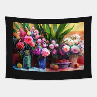 Summer Roses Tapestry