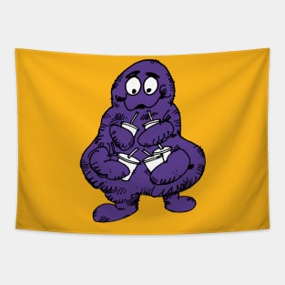 Grimace w/ 4 arms Tapestry