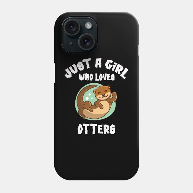 Otter gifts for otter lovers ,her Otter half Phone Case by Darwish